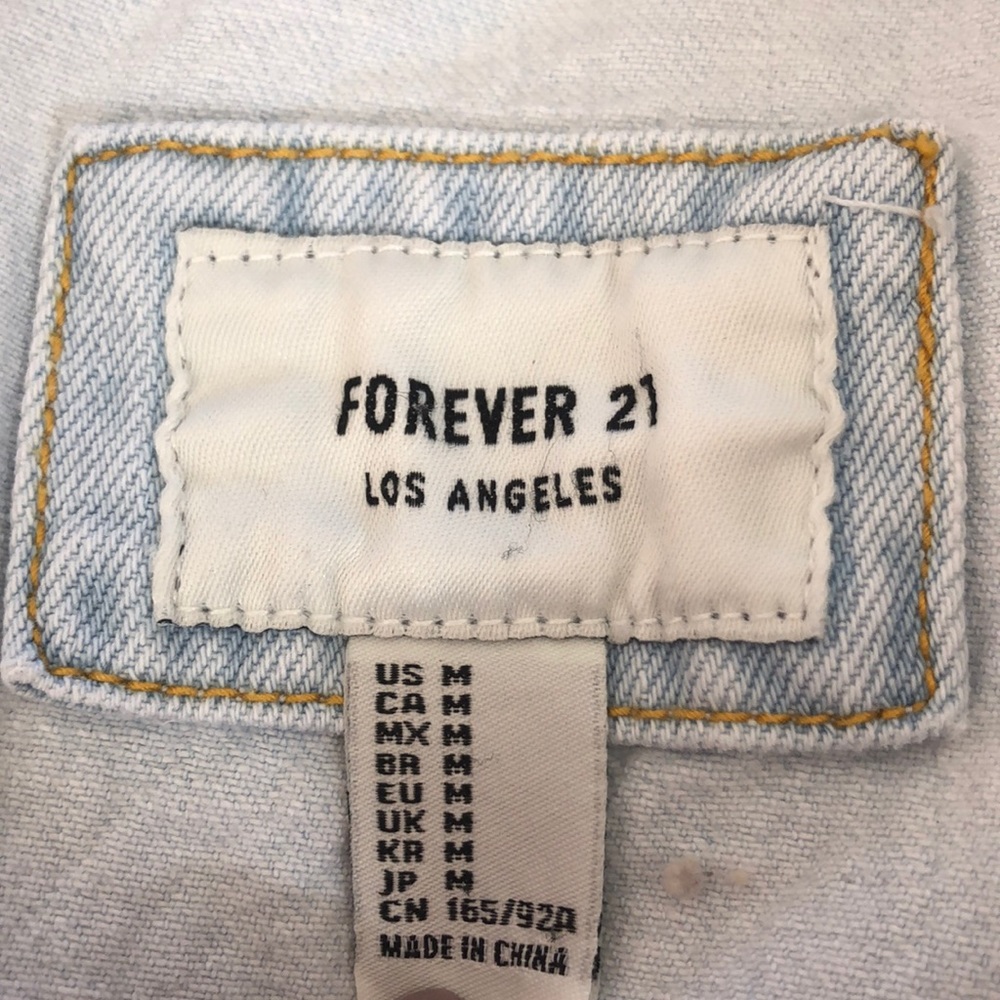 SOLD! Jean jacket, light wash - Picture 2 of 3